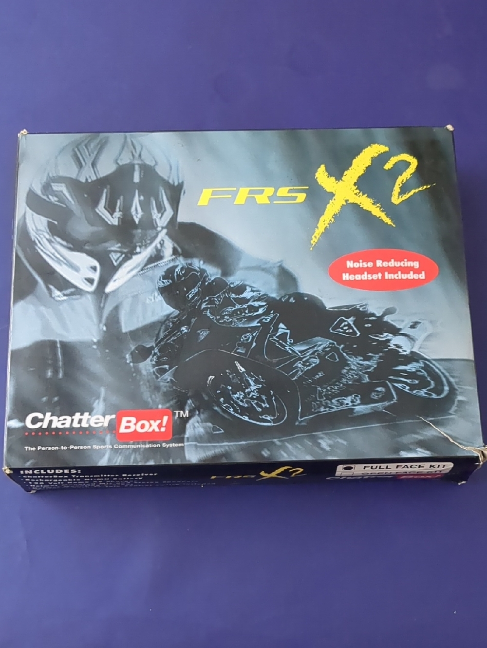 ChatterBox FRS-X2 Motorcycle Communication System w/ Noise Reducing Headset
